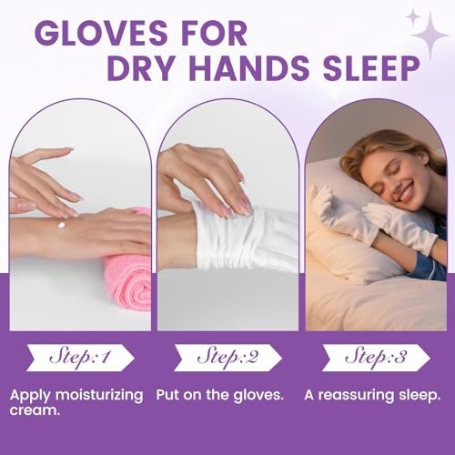 UGODAR 60 Pcs White Cotton Gloves for Dry Hands Sleeping, Soft Moisturizing Overnight SPA Gloves for Eczema, Men Women Stretchable Lotion Gloves for Coin Jewelry Silver Art Handling - görsel 12
