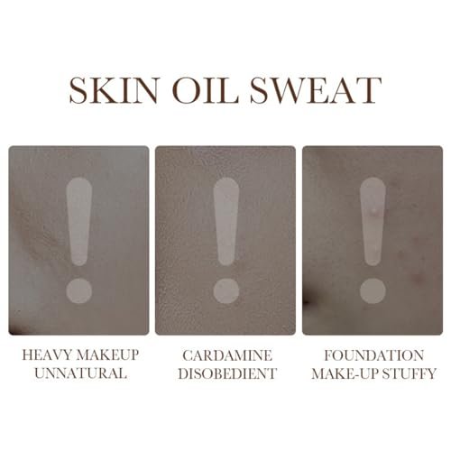 Hush Makeup Foundation for Older Women | Warm - Light/Medium Complexions | Mushroom Head Air Cushion CC Cream - BB Cream Foundation Makeup, Moisturizing Concealer, Long-Lasting Full Coverage, 0.63 Fl Oz Avelisse