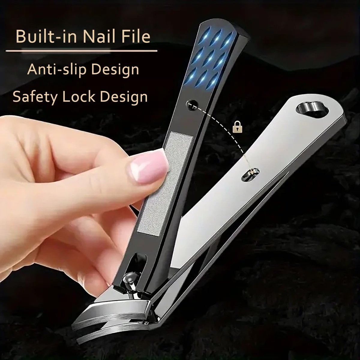 Professional Nail Clipper Set for Men & Women – Ingrown Toenail Removal & Thick Nail Cutter Kit (Carbon Steel) - görsel 5