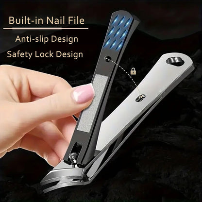 Professional Nail Clipper Set for Men & Women – Ingrown Toenail Removal & Thick Nail Cutter Kit (Carbon Steel)