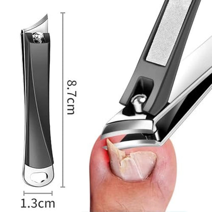 Professional Nail Clipper Set for Men & Women – Ingrown Toenail Removal & Thick Nail Cutter Kit (Carbon Steel)