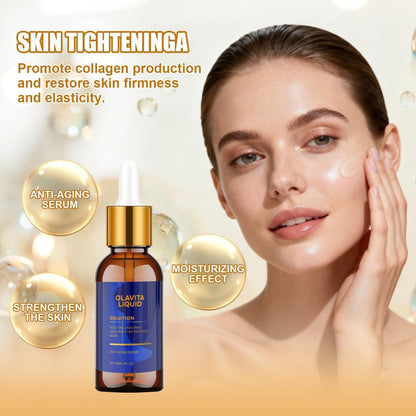 Olavita Liquid Anti-Aging Serum with Vitamin C & E - Diminishes Fine Lines & Wrinkles for Youthful Glow (2-Pack)