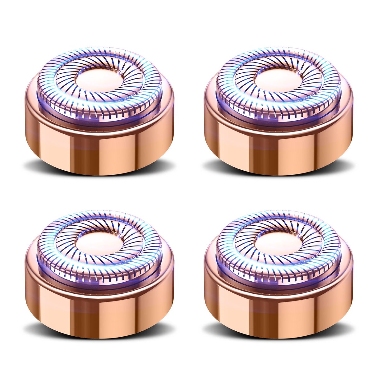 Flawless Replacement Heads Gen 2 - 4 Counts for Flawless Facial Hair Remover Avelisse