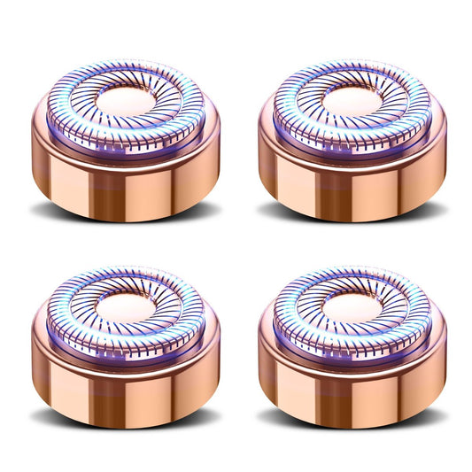 Flawless Replacement Heads Gen 2 - 4 Counts for Flawless Facial Hair Remover Avelisse