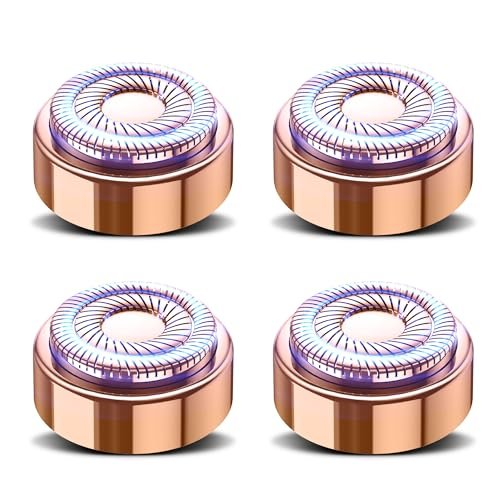 Flawless Replacement Heads Gen 2 - 4 Counts for Flawless Facial Hair Remover Avelisse