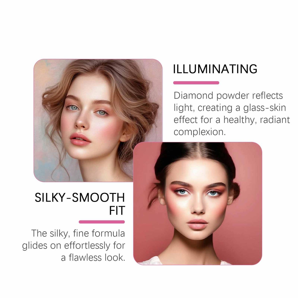 4-in-1 Eye & Cheek Highlighting Palette - Matte & Shimmer Contour Kit for Flawless Glow & Definition, Beginner-Friendly, Long-Lasting & Travel-Ready - görsel 13