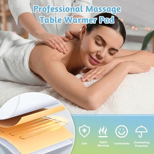 Professional Massage Table Warmer Heating Pad – 30" x 71" with 9 Timer & 9 Heat Settings, Overheat Protection, Thickened Soft Fleece for Spa & Massage Bed Avelisse