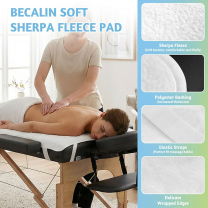 Professional Massage Table Warmer Heating Pad – 30" x 71" with 9 Timer & 9 Heat Settings, Overheat Protection, Thickened Soft Fleece for Spa & Massage Bed Avelisse