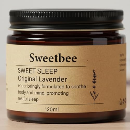EYUTRD SweetBee Sleep Magnesium Butter - Soft Spring Magnesium Cream with Shea & Mango Butter, Arnica & Essential Oils, Nighttime Magnesium Lotion for Leg, Foot, Original Lavender 4oz Avelisse