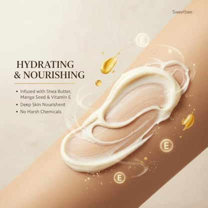 EYUTRD SweetBee Deep Winter Magnesium Butter - Magnesium Cream with Shea & Mango Butter, Arnica & Essential Oils, 4 oz Avelisse