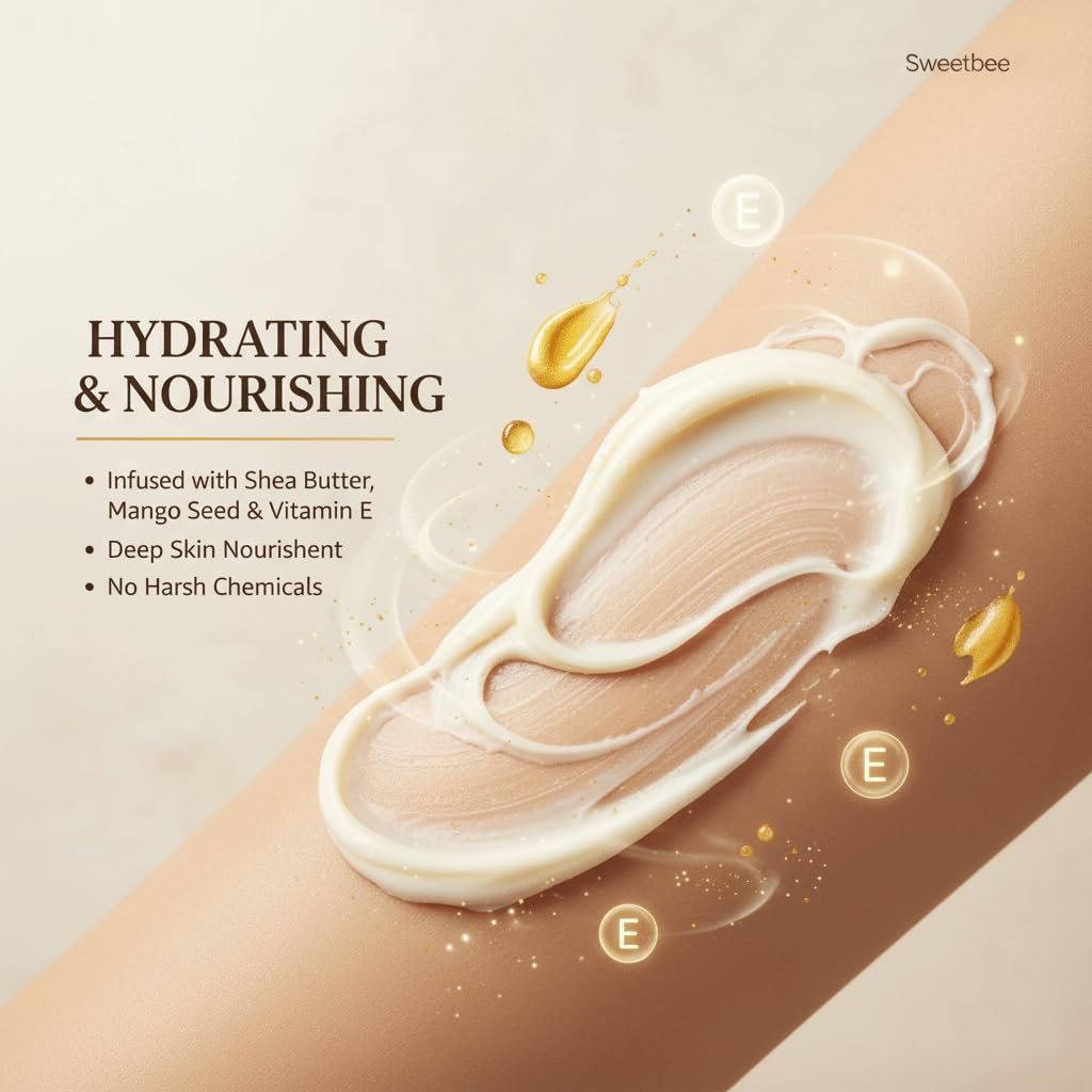 EYUTRD SweetBee Deep Winter Magnesium Butter - Magnesium Cream with Shea & Mango Butter, Arnica & Essential Oils, 4 oz Avelisse