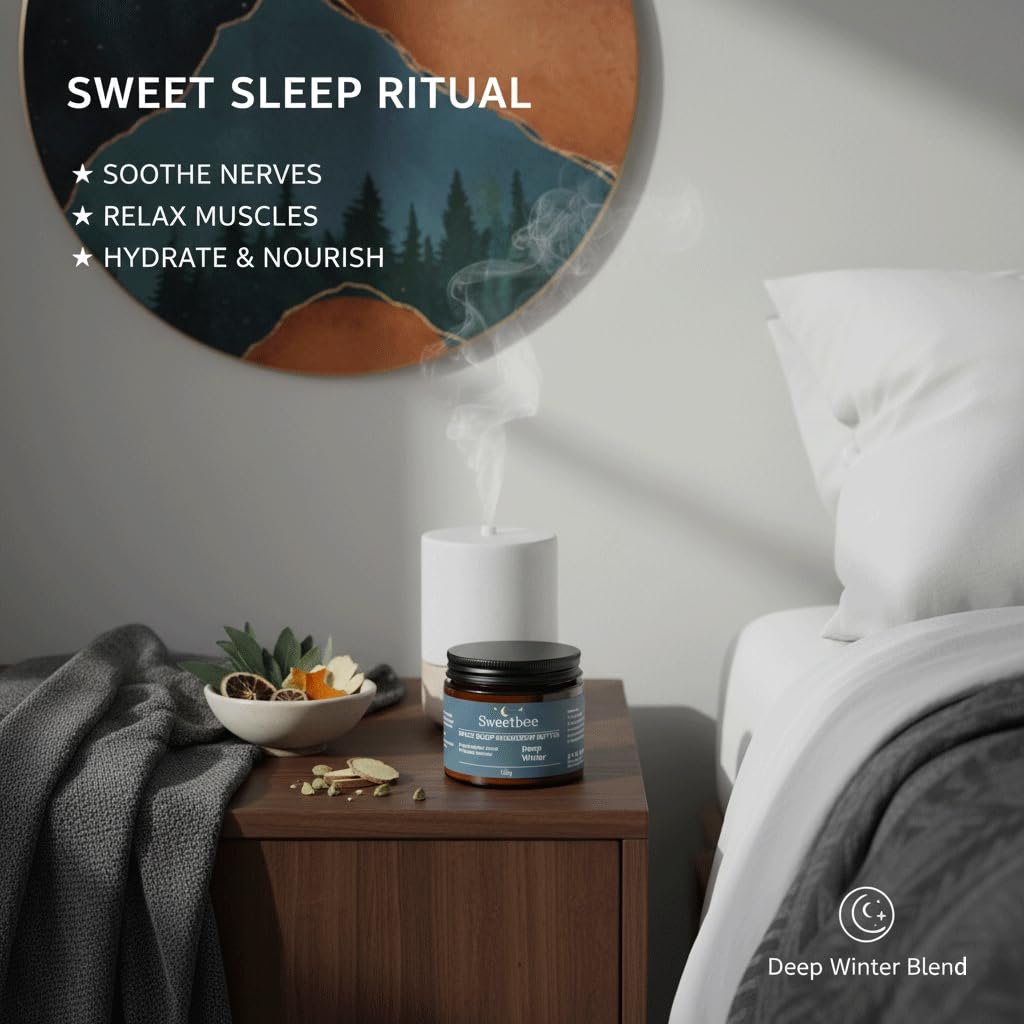 EYUTRD SweetBee Deep Winter Magnesium Butter - Magnesium Cream with Shea & Mango Butter, Arnica & Essential Oils, 4 oz Avelisse