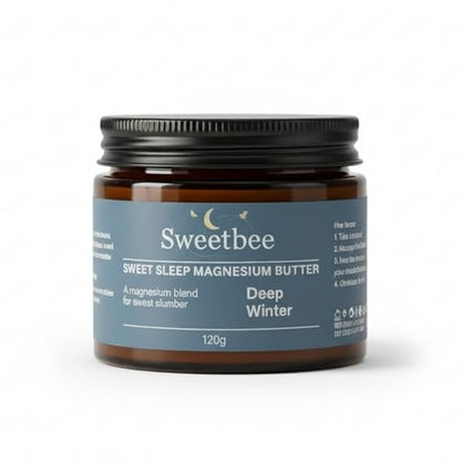 EYUTRD SweetBee Deep Winter Magnesium Butter - Magnesium Cream with Shea & Mango Butter, Arnica & Essential Oils, 4 oz Avelisse