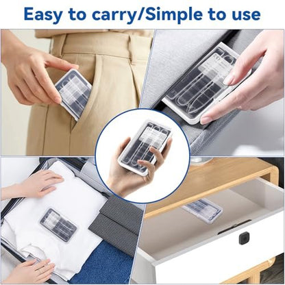 3 in 1 Nano Glass Nail File Set with Storage Case - Double Tempered Glass Fingernail File for Natural Nails, Reusable Manicure Pedicure Tools for Home Travel, Professional Nail Shaping Buffing Kit