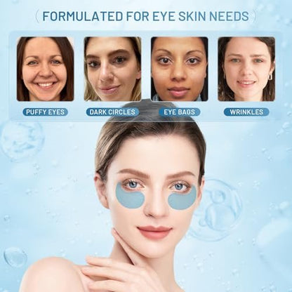 YOYORY Under Eye Patches Masks - Reduce Puffy Eyes, Dark Circles, Undereye Bags & Wrinkles - Infused with Peptide, Collagen & Hyaluronic Acid - Vegan & Cruelty-Free Self Care - 32 Pairs Avelisse