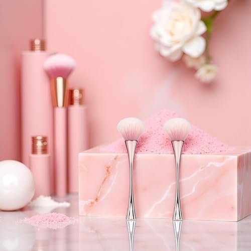 2-Pack Rose Gold Nail Art Dust Powder Remover Brush – Soft Cleaner Brush for Acrylic Nails, Manicure, and Makeup, Ideal Women's Birthday Gift - görsel 14