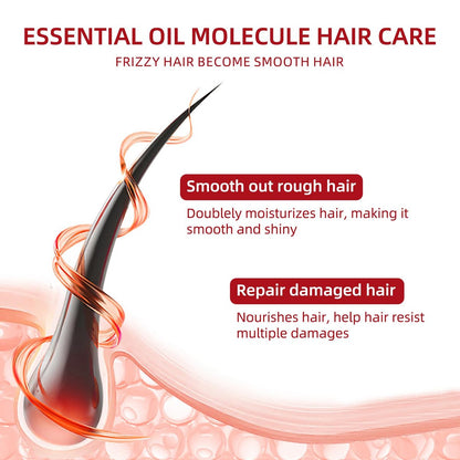 Hair Treatment Serum Capsules – 80 Pack with Argan, Avocado & Macadamia Oils for Repairing Dry, Damaged, Frizzy Hair | Vitamins A, C, E & Pro B5 | Leave-In Treatment for Women & Men Avelisse