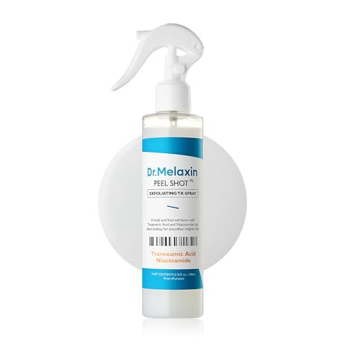Dr.Melaxin TX Peel Shot Body Exfoliating Spray with Tranexamic Acid & Niacinamide, Brightening Body Care for Uneven Skin Tone, 200ml Avelisse