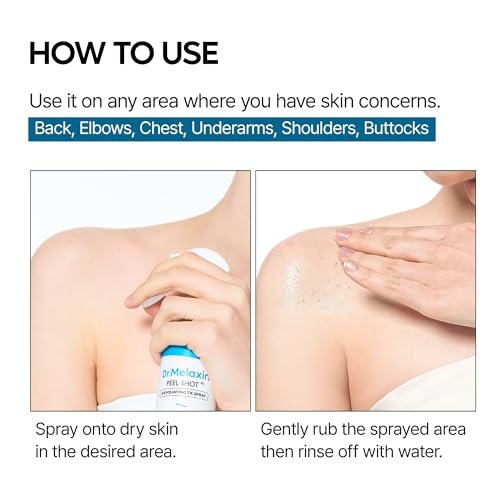 Dr.Melaxin TX Peel Shot Body Exfoliating Spray with Tranexamic Acid & Niacinamide, Brightening Body Care for Uneven Skin Tone, 200ml Avelisse
