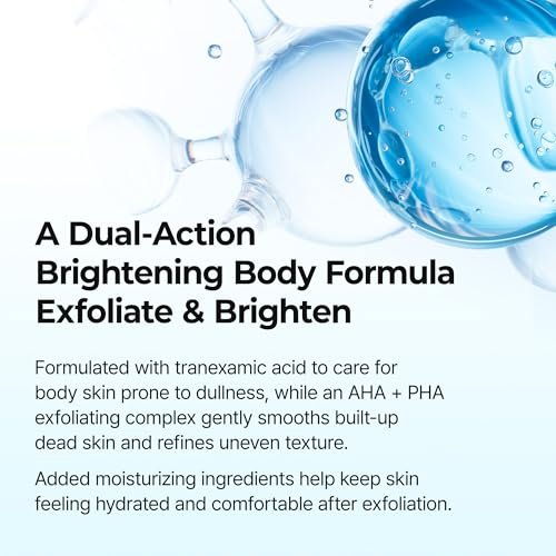 Dr.Melaxin TX Peel Shot Body Exfoliating Spray with Tranexamic Acid & Niacinamide, Brightening Body Care for Uneven Skin Tone, 200ml Avelisse