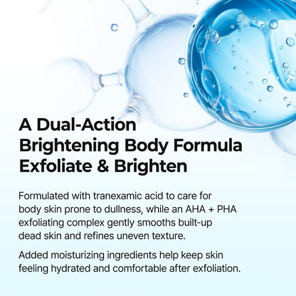 Dr.Melaxin TX Peel Shot Body Exfoliating Spray with Tranexamic Acid & Niacinamide, Brightening Body Care for Uneven Skin Tone, 200ml Avelisse