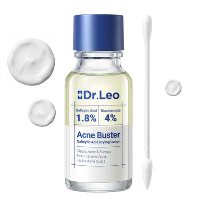 Dr.Leo 1.8% Salicylic Acid Spot Serum - Acne Drying Lotion for Sensitive Skin with Niacinamide, Fast Pimple Relief & Fades Marks, 0.34 fl oz Avelisse