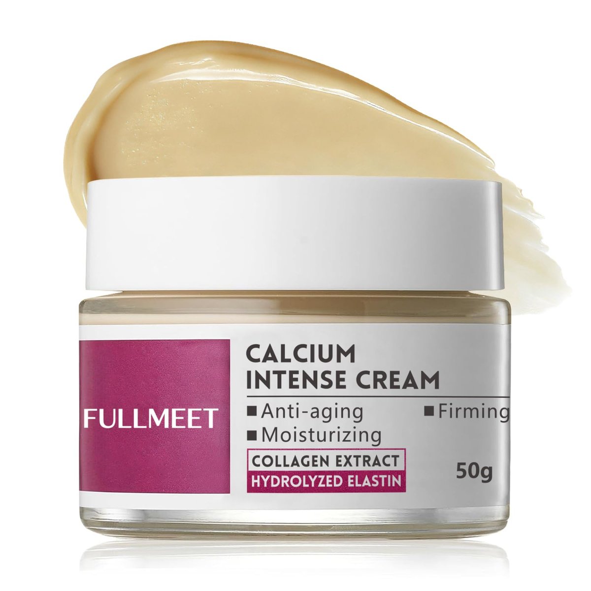 FullMeet Calcium Intense Cream – Collagen Volume Cream for Anti-Aging, Deep Wrinkles & Moisturizing, 1.76 oz Avelisse