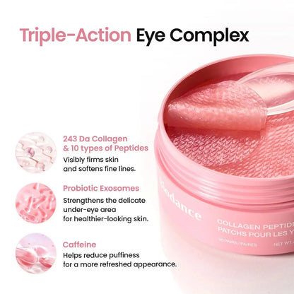 BIODANCE Collagen Peptide Eye Patches | Anti-Wrinkle & Smile Line Patches for Face | Under Eye Mask for Fine Lines & Eye Bags | Korean Skincare Travel Essentials & Self Care Gifts for Women (60 Count) Avelisse
