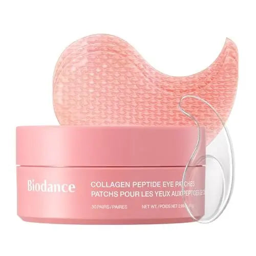 BIODANCE Collagen Peptide Eye Patches | Anti-Wrinkle & Smile Line Patches for Face | Under Eye Mask for Fine Lines & Eye Bags | Korean Skincare Travel Essentials & Self Care Gifts for Women (60 Count) Avelisse