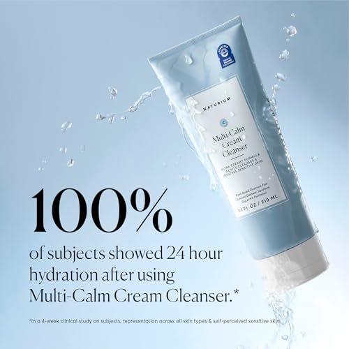 Naturium Multi-Calm Cream Cleanser – Hydrating Face Wash for Eczema-Prone Skin, 7.1 fl oz Avelisse