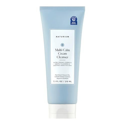 Naturium Multi-Calm Cream Cleanser – Hydrating Face Wash for Eczema-Prone Skin, 7.1 fl oz Avelisse