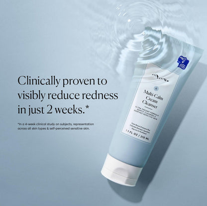 Naturium Multi-Calm Cream Cleanser – Hydrating Face Wash for Eczema-Prone Skin, 7.1 fl oz Avelisse