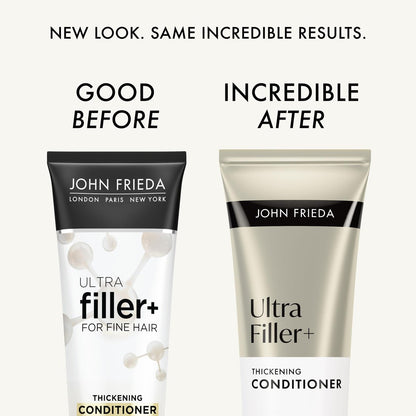 John Frieda ULTRAfiller+ Thickening Shampoo and Conditioner Set for Fine Hair, 8.3 Fl Oz Each (Pack of 2) Avelisse