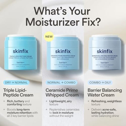 Skinfix Ceramide Prime Whipped Cream - Lightweight Face Moisturizer with Niacinamide & Peptides - 1.7 oz, Fragrance Free, Vegan & Cruelty Free Avelisse