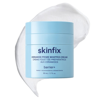 Skinfix Ceramide Prime Whipped Cream - Lightweight Face Moisturizer with Niacinamide & Peptides - 1.7 oz, Fragrance Free, Vegan & Cruelty Free Avelisse
