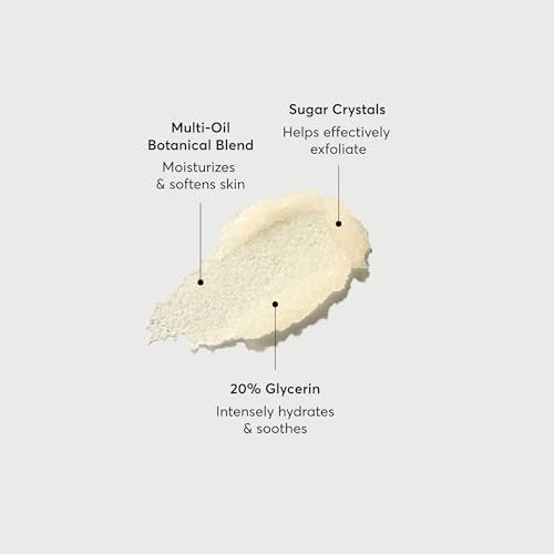 Naturium Glow Getter Body Scrub – Exfoliating Sugar Crystals with Linoleic-Rich Oils, Glycerin & Squalane, 8 oz - görsel 3