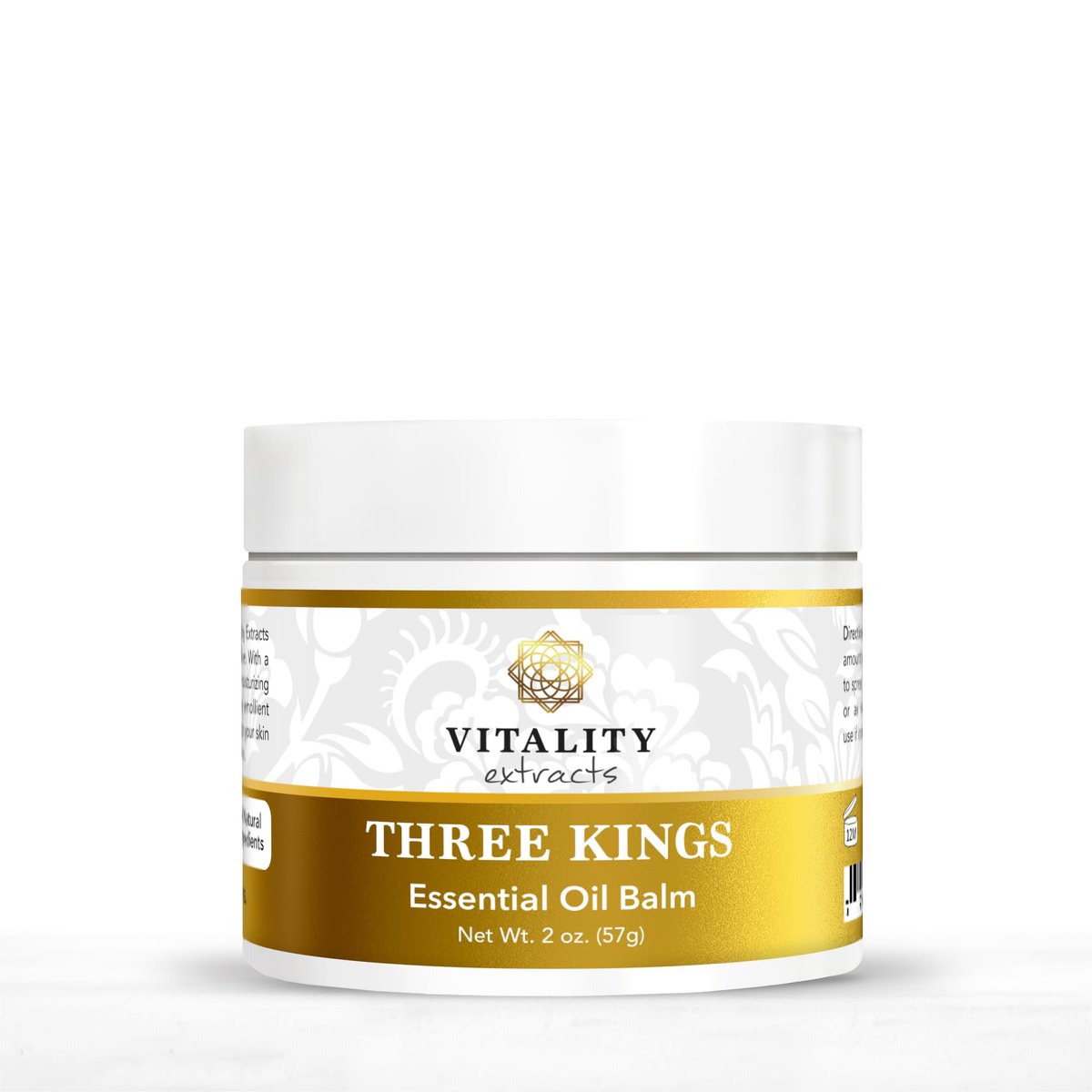 Vitality Extracts Three Kings Balm - 2oz | Frankincense, Myrrh & Sandalwood | Ultra-Hydrating Relief & Soft Skin Avelisse