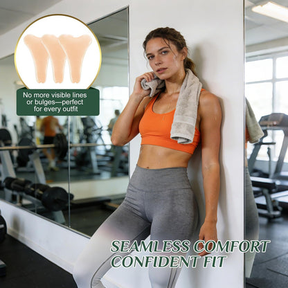 HoogRees Camel Front Area Coverage Pads for Women - 3 Pack Invisible Silicone Inserts Concealer for Leggings, Swimwear & Tight Clothing Avelisse
