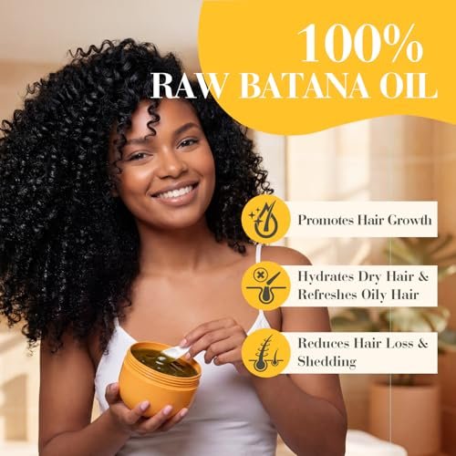 Batana Oil for Hair Growth – 100% Pure Organic Wild Growth Hair Oil from Honduras, Promotes Hair Thickness & Prevents Loss, Cold Pressed Scalp Mask for Women, 5.3 oz Avelisse