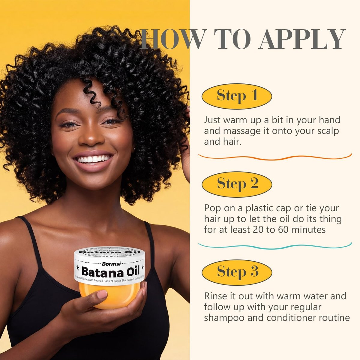 Batana Oil for Hair Growth – 100% Pure Organic Wild Growth Hair Oil from Honduras, Promotes Hair Thickness & Prevents Loss, Cold Pressed Scalp Mask for Women, 5.3 oz Avelisse