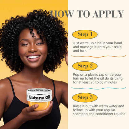 Batana Oil for Hair Growth – 100% Pure Organic Wild Growth Hair Oil from Honduras, Promotes Hair Thickness & Prevents Loss, Cold Pressed Scalp Mask for Women, 5.3 oz Avelisse