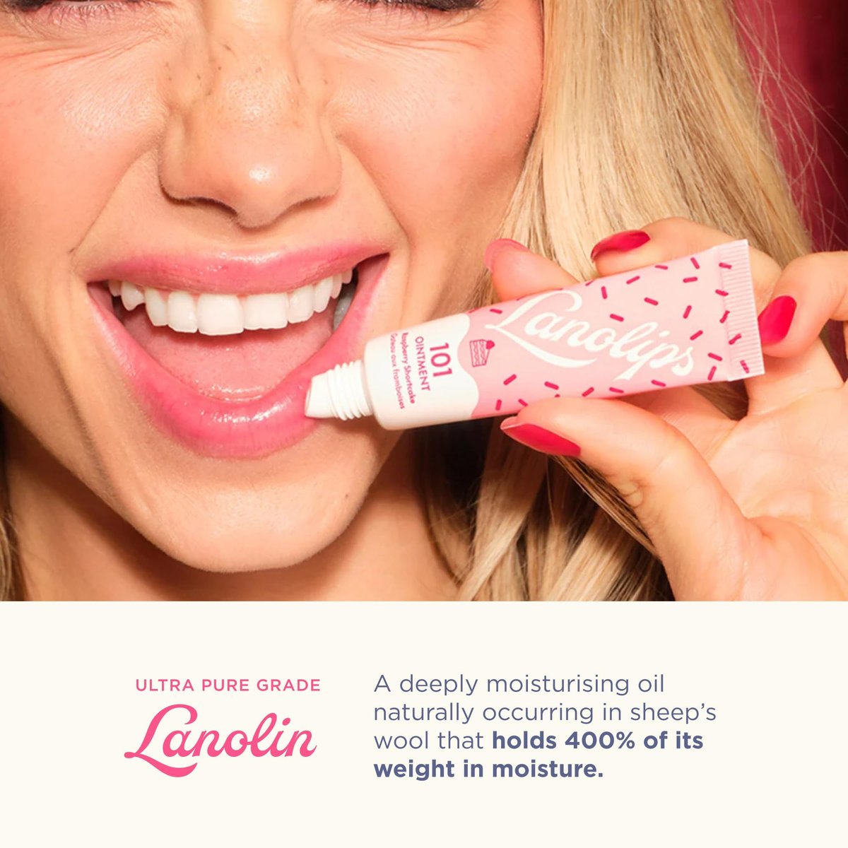 Lanolips 101 Delicious Berry Delicious Gift Set - Limited Edition Strawberry & Raspberry Shortcake Lip Balm Duo Avelisse