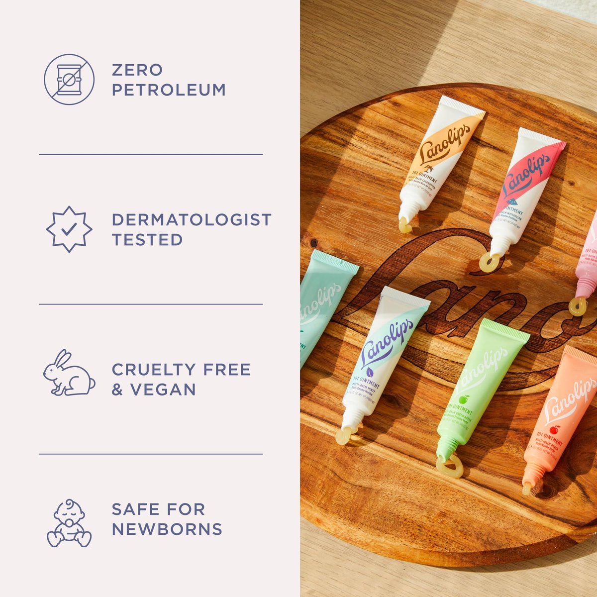 Lanolips 101 Delicious Berry Delicious Gift Set - Limited Edition Strawberry & Raspberry Shortcake Lip Balm Duo Avelisse