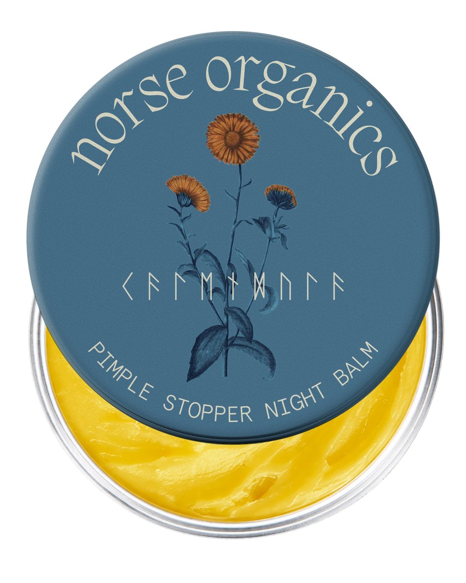 Norse Organics Pimple Stopper Night Balm – Acne Spot Treatment with Natural Bioactive Ingredients, Soothes Redness, Dermatologist Approved, 1 oz Avelisse