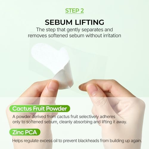 Dr.Melaxin CACTOX 3-Step Nose Mask Pack with AHA & PHA for Sebum Softening, Pore Tightening & Skin Repair - 3 Count - görsel 14