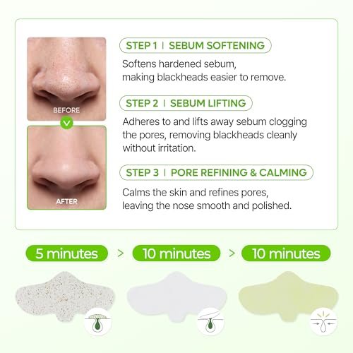 Dr.Melaxin CACTOX 3-Step Nose Mask Pack with AHA & PHA for Sebum Softening, Pore Tightening & Skin Repair - 3 Count - görsel 10