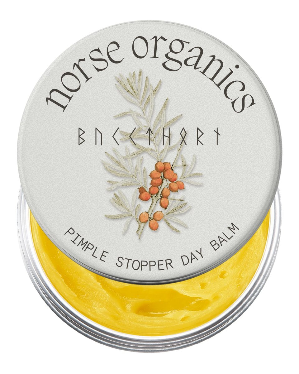 Norse Organics Pimple Stopper Day Balm – 6-in-1 Daytime Acne Treatment with Arctic Herbs & Beeswax, 1 oz Avelisse