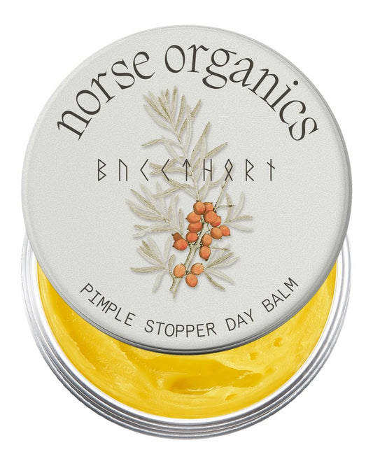 Norse Organics Pimple Stopper Day Balm – 6-in-1 Daytime Acne Treatment with Arctic Herbs & Beeswax, 1 oz Avelisse