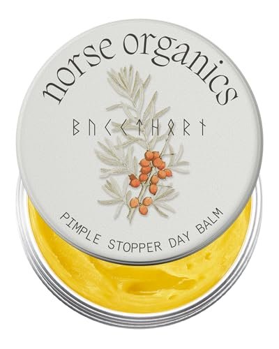 Norse Organics Pimple Stopper Day Balm – 6-in-1 Daytime Acne Treatment with Arctic Herbs & Beeswax, 1 oz Avelisse