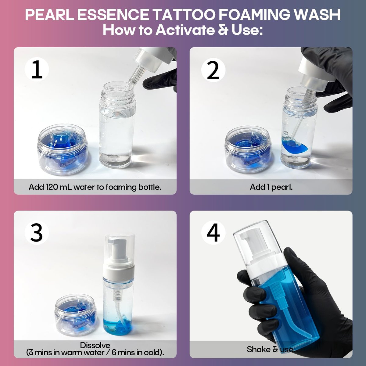 POSEIDON Tattoo Aftercare Kit - 3-in-1 Set with Refreshing Citrus Scent for Quick Healing & Color Protection (Tattoo Soap, Balm, Lotion) Avelisse